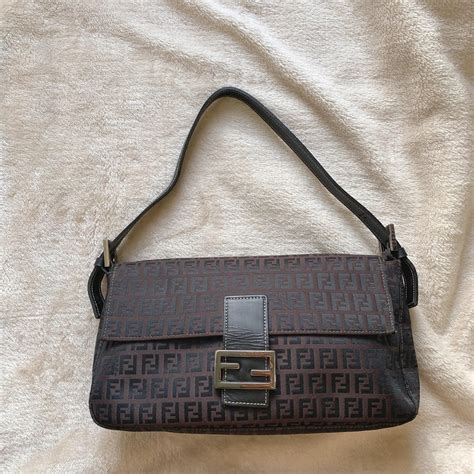 fendi mini weave black|Vintage Fendi Handbags and Purses .